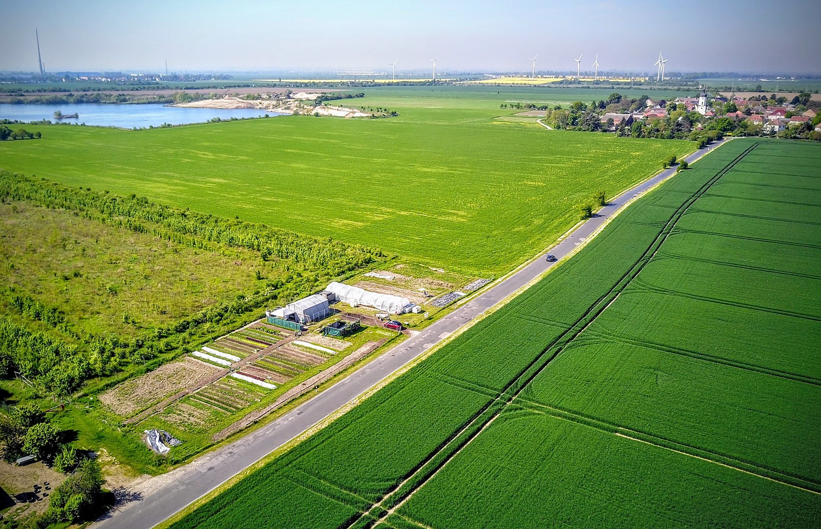 Leipziger Bodenschätze — Blick auf den Hof in Leipzig